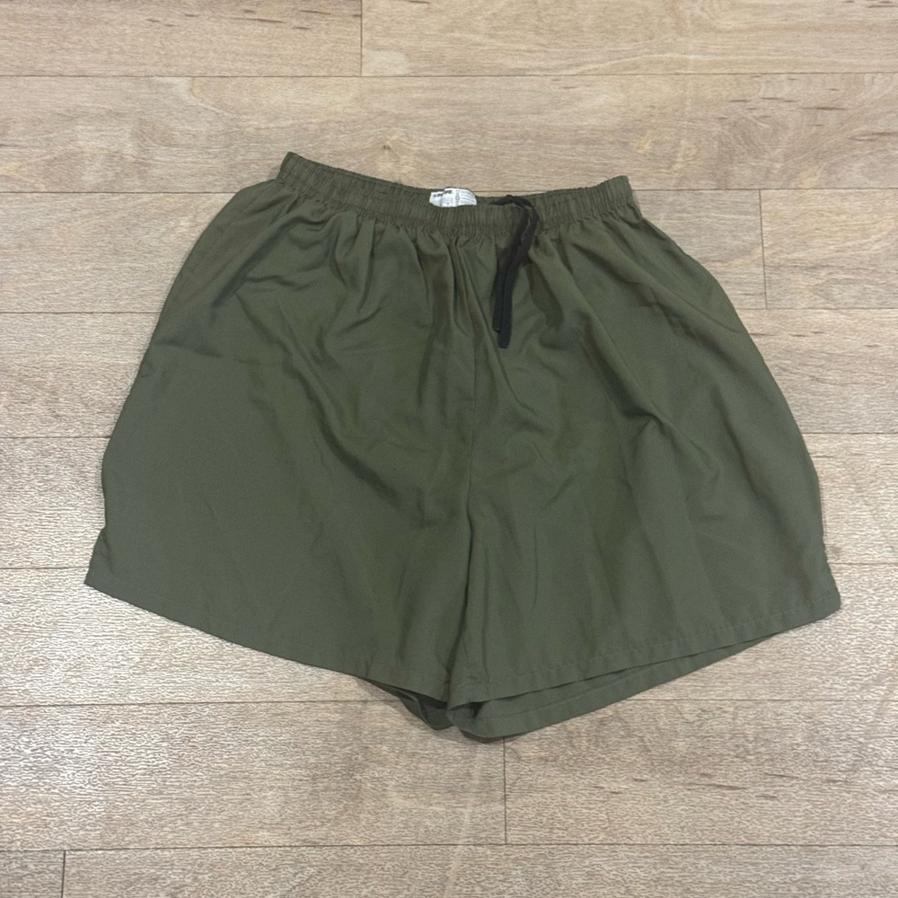 Lot of 7 Soffe Green Athletic Running Shorts Size Small - Picture 2 of 5